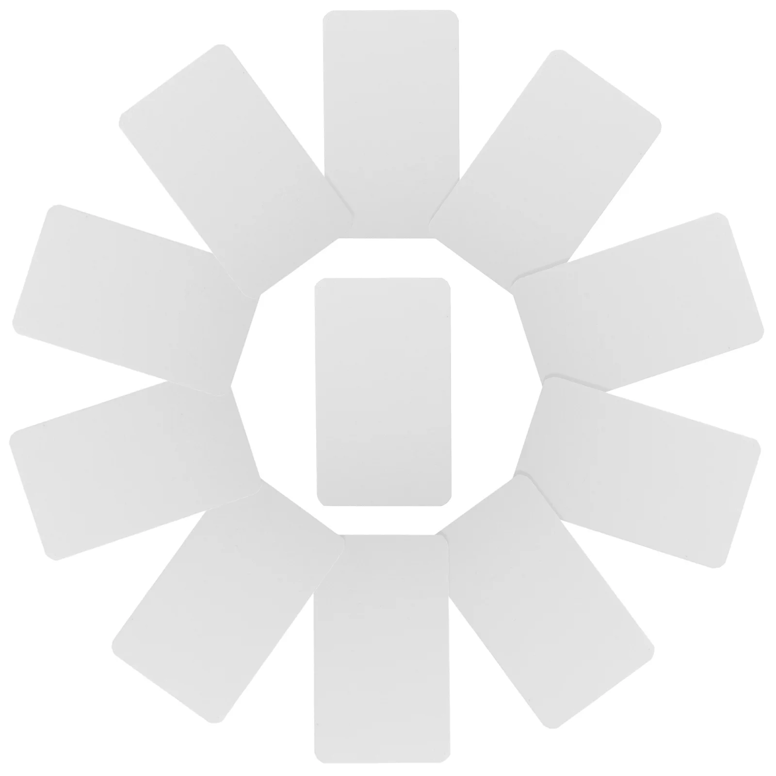 

100Pcs Blank Cards Bulk Writable Paper Flash Cards for DIY Notes Memory Index Card Set Portable Mini Notepads for Home Office