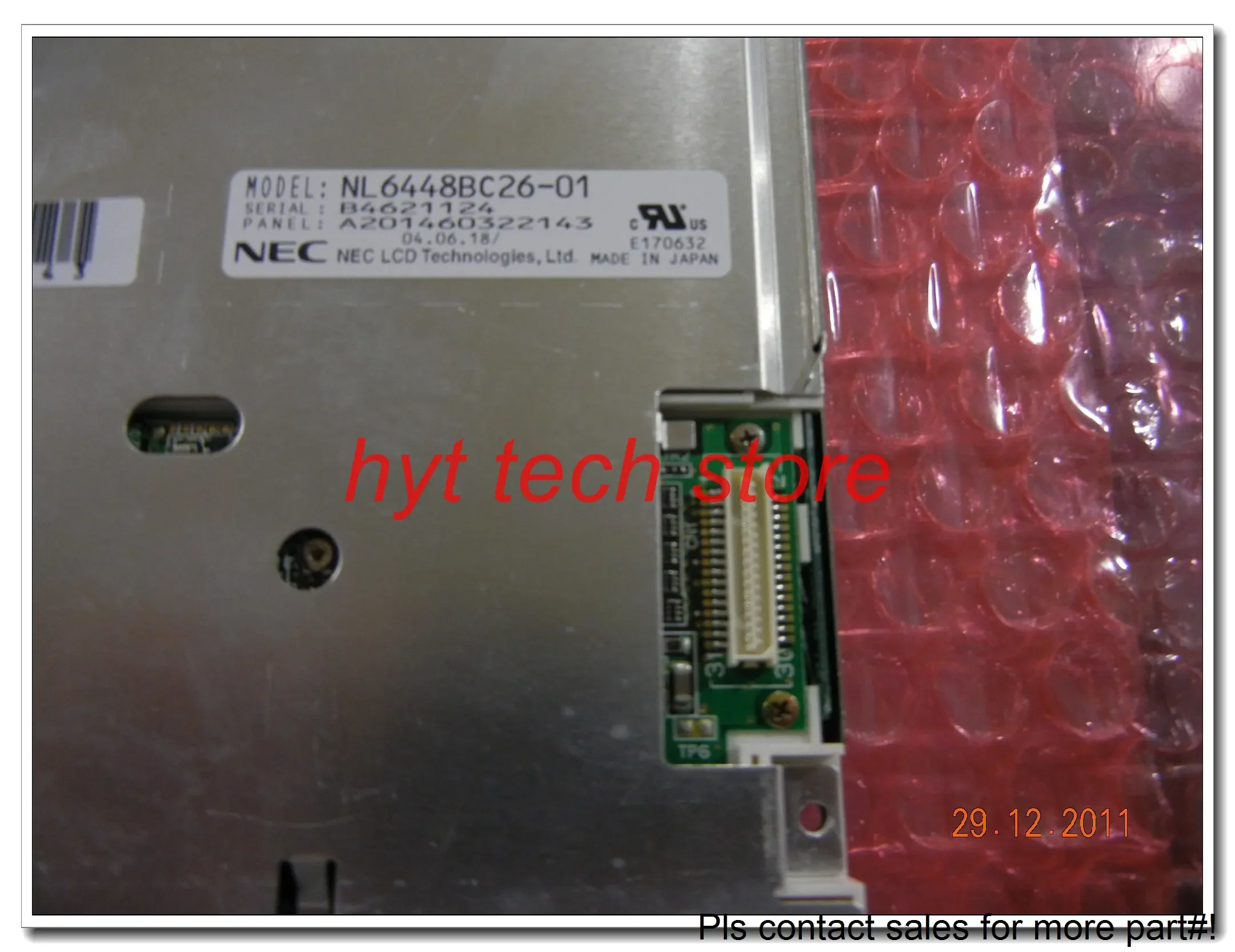 NL6448BC26-01 NL6448BC26-03 8,4 Zoll Industrie-LCD-Panel, 640 x 480, Original auf Lager