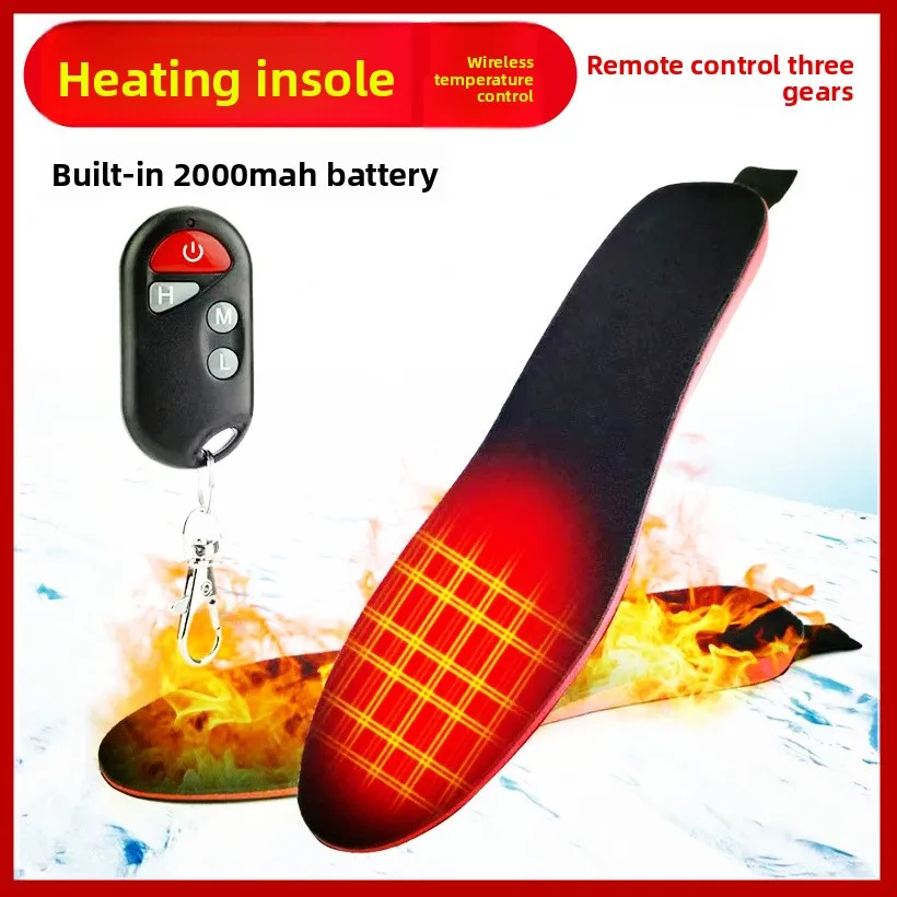 

Умные стельки-грелки для ног 2000 мАч с дистанционным управлением, беспроводные термостельки для обуви, для активного отдыха, кемпинга и походов