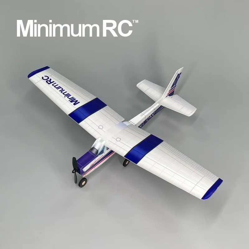 

Minimumrc небесно-голубой Cessna 152, тренировочный самолет с дистанционным управлением и фиксированным крылом, полный набор гироскопов, самостабирующийся игрушечный самолет