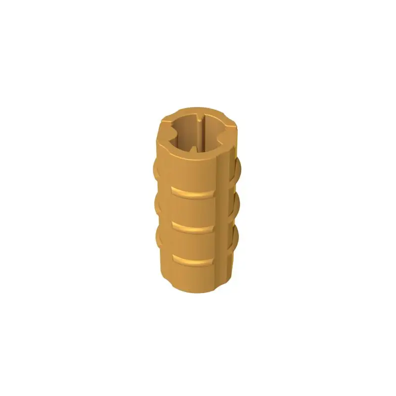 Gobricks 100g moc 6538 eixo técnico tijolos conector peças estriadas com orientação de furo compatível diy montar blocos de construção
