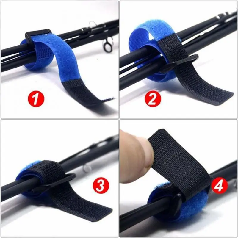 1Pcs Reusable Hook and Loop Straps Fastening Cable Ties Cable Straps Nylon Securing Wire Cord Ties Organizer Fastener Tape