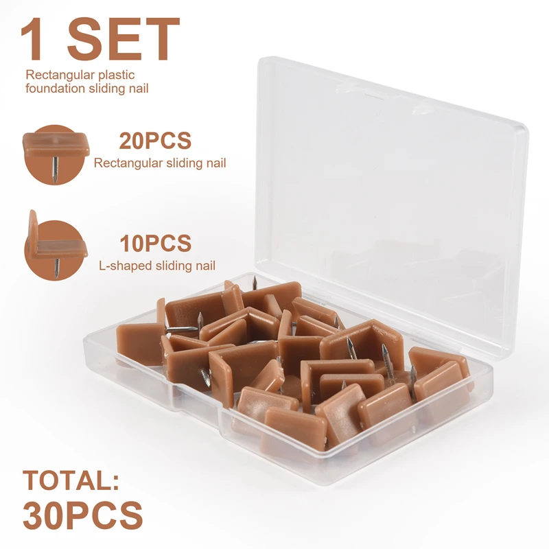 ABJY-Plastic درج ينزلق وسدادات الأدراج الشرائح، بلاستيك انزلاقي لدرج إصلاح الخزانات، 30 قطعة