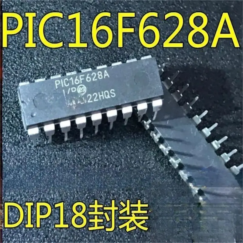 10PCS   16F628 PIC16F628A PIC16F628A-I/P package DIP18 microcontroller chip brand new