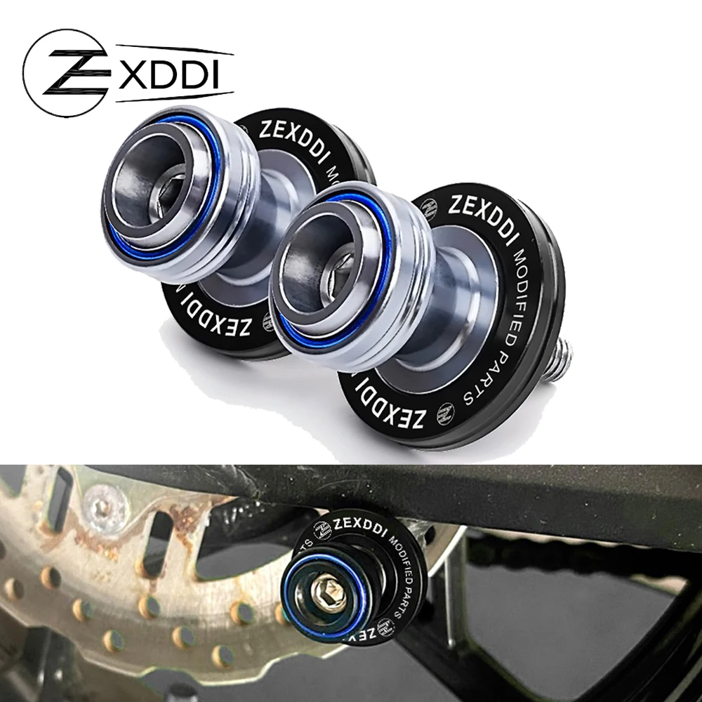 

ZEXDDI M8 Motorcycle Swingarm Spools Slider Stand Screws Fit For Suzuki GSX-1300R GSX1300R GSX 1300R Hayabusa 1999-2024 2023