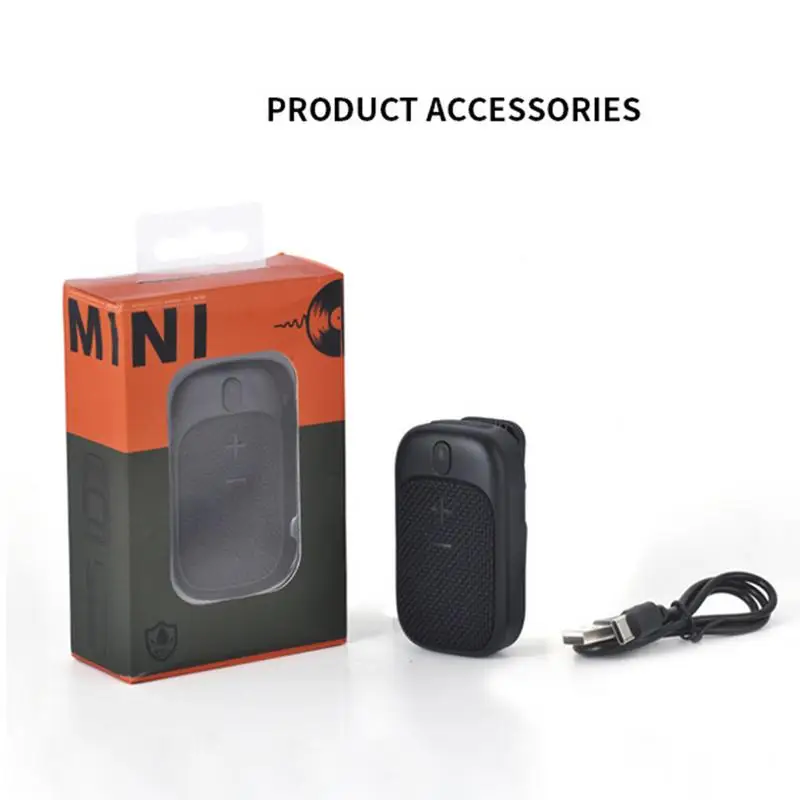 مكبر صوت لاسلكي ستيريو باس للارتداء في الهواء الطلق مقاوم للماء دش محمول بلوتوث 5.3 مكبر صوت للتخييم والشواء والمشي لمسافات طويلة