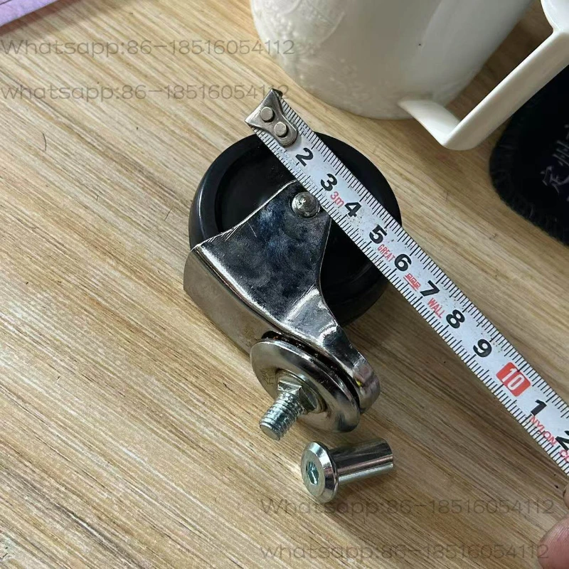 Export stock, casters, wheel diameter 6CM, weight 187 grams, plate thickness 1.8MM 10pcs