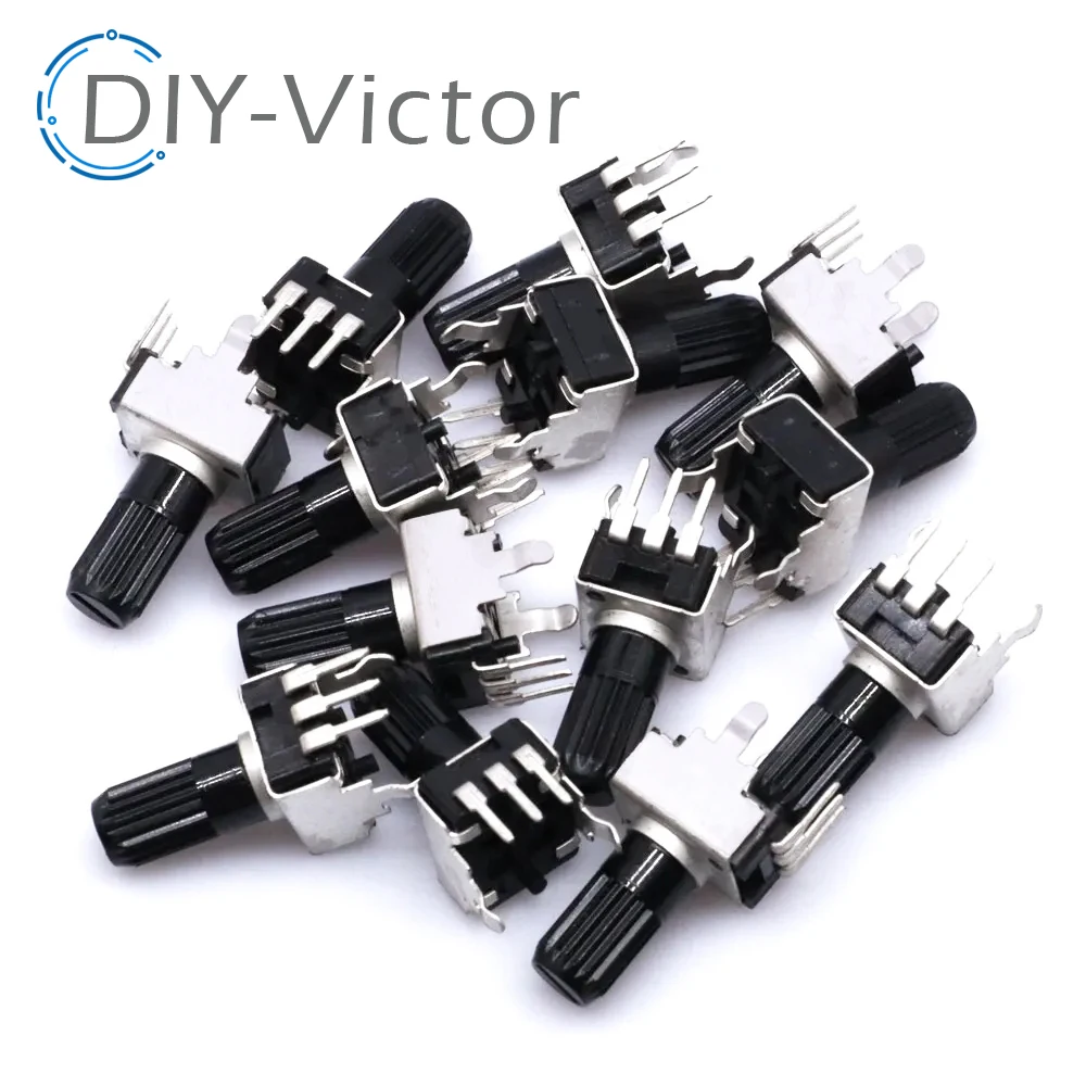 5PCS/LOT RV09 Vertical Adjustable Potentiometer 1K 2K 5k 10K 20K 50K 100K 1M 0932 9 Type 3pin Seal Potentiometer 5pcs/lot