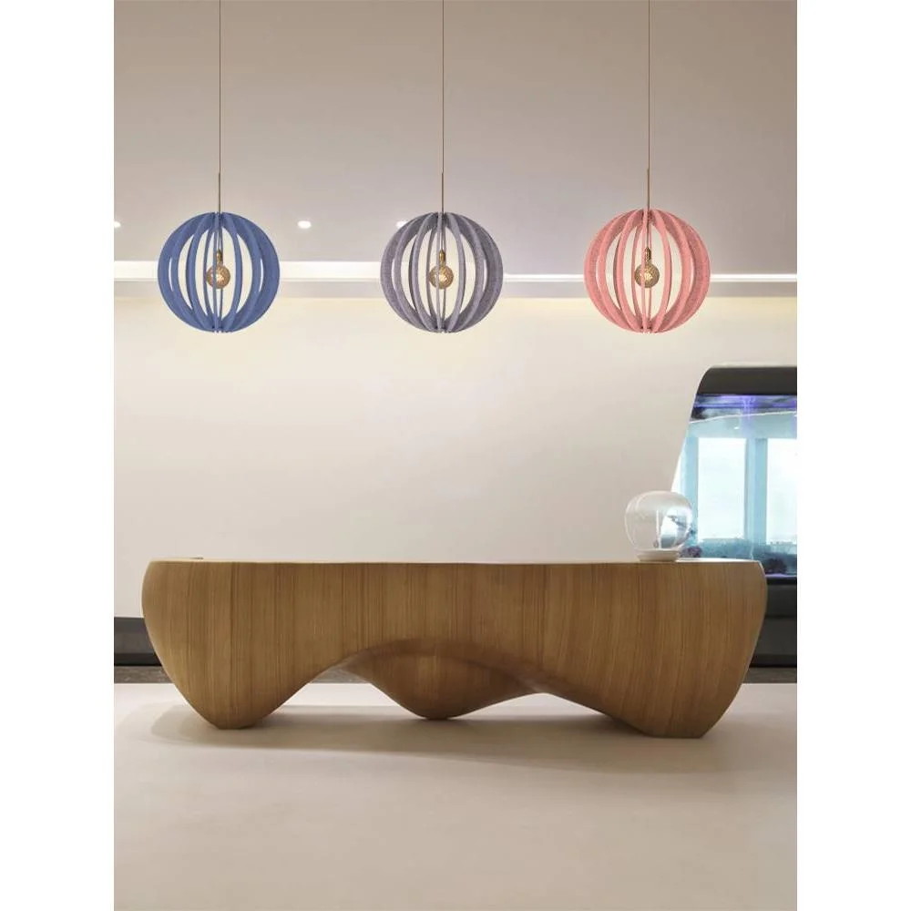 النمط الشمالي مكتب غرفة الطعام غرفة المعيشة امتصاص الصوت الحد من الضوضاء حماية البيئة نمط مصباح لباد بسيط