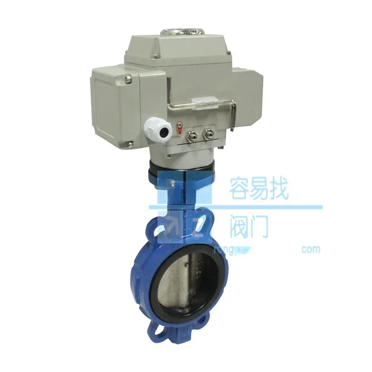 Hot boutique electric butterfly valve DN150 flange to clamp switch type cast steel butterfly valve water pipe valve