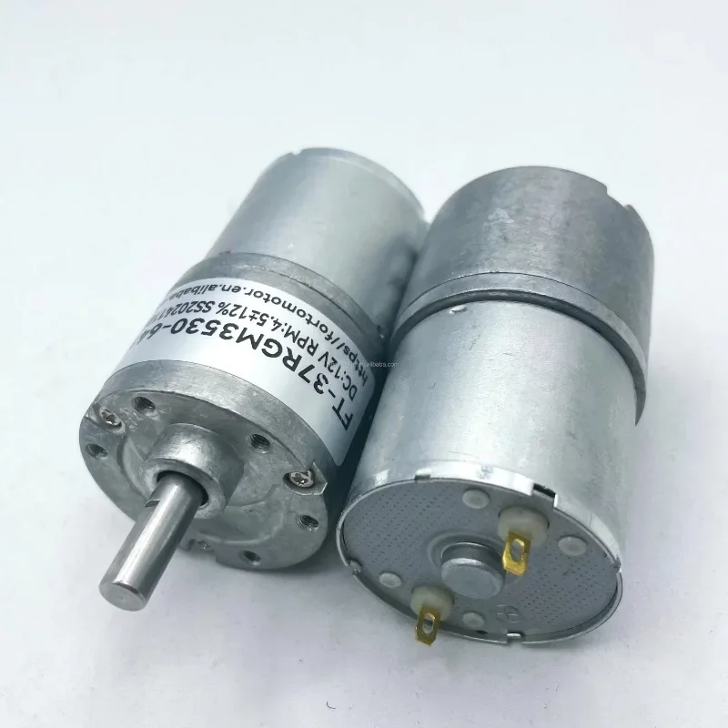 

FT-37RGM3530-641K straight gear reducer 12v DC gear reducer motor gearbox for cat lit box