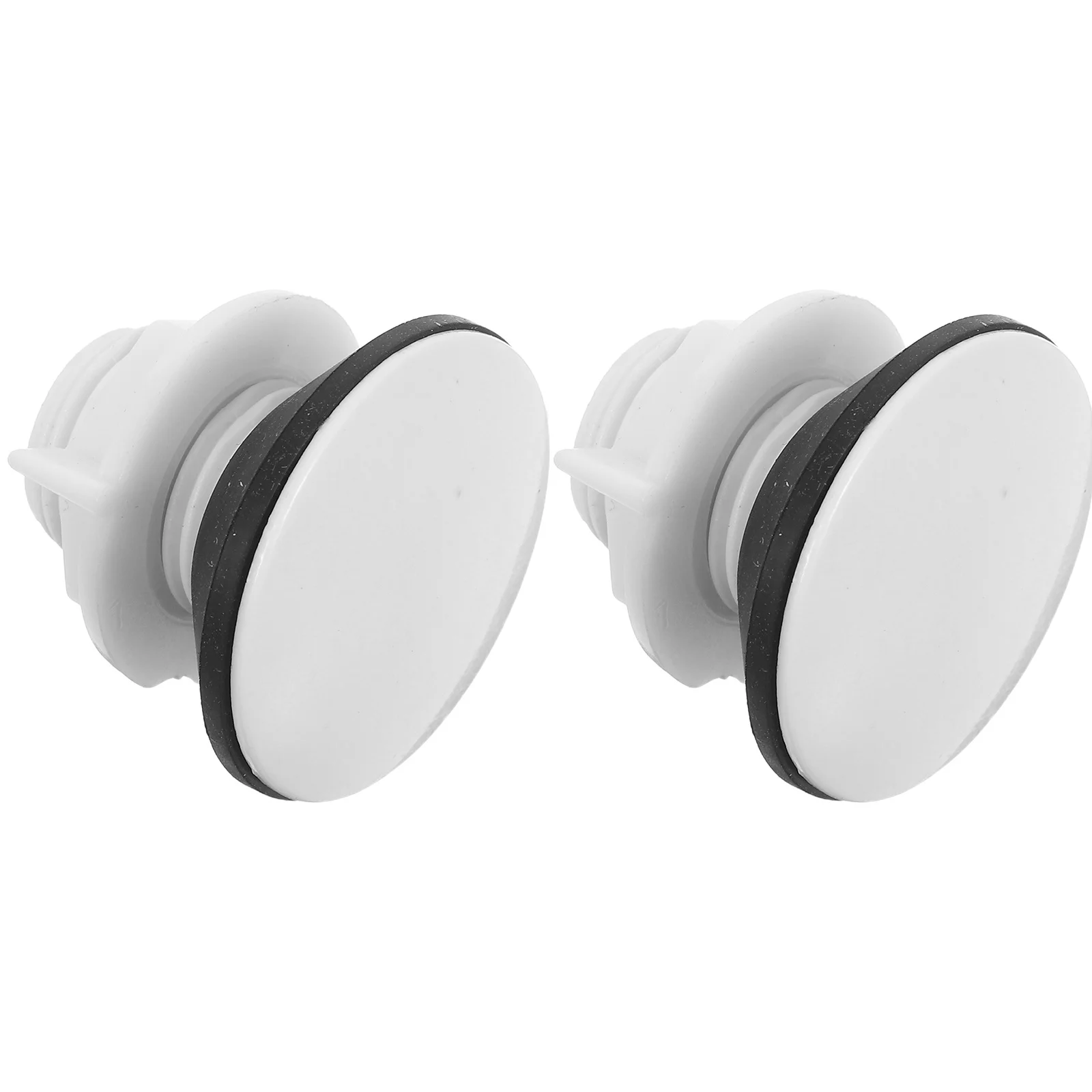 

2pcs Toilet Plastic Tower Connector Fish Airtight Seal Stoppers Replacement For Toilets Pools Buckets Bath Room Water Plug