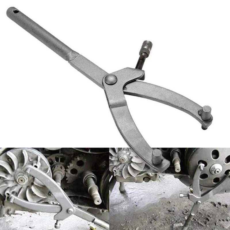 1Pc Variator typu Y sprzęgło usuń uchwyt koło zamachowe zacisk motocykl skuter klucz do koła zamachowego ręczne demontaż narzędzia montażowe