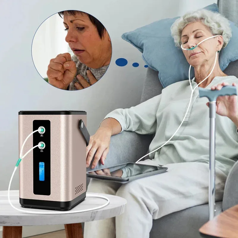 

Suyzeko H2 Hydrogen Water Generator Oxygen Concentrator Machine Health Care Inflation Device for Water Purification