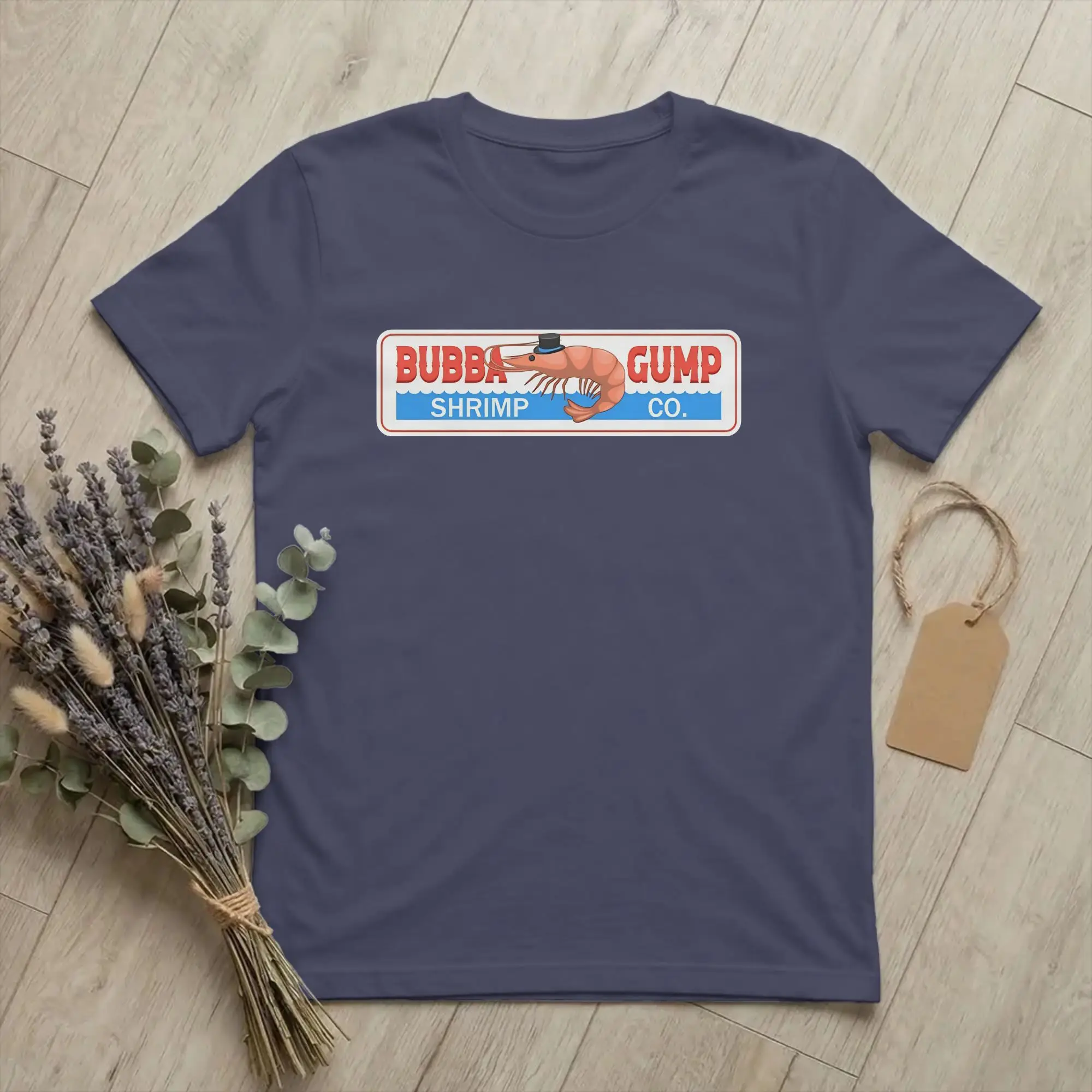 Men Forrest Gump Bubba Gump Shrimp Co T Shirt Movie 100% Cotton merch Funny Short Sleeve O Neck Tee Shirt Adult T-Shirts