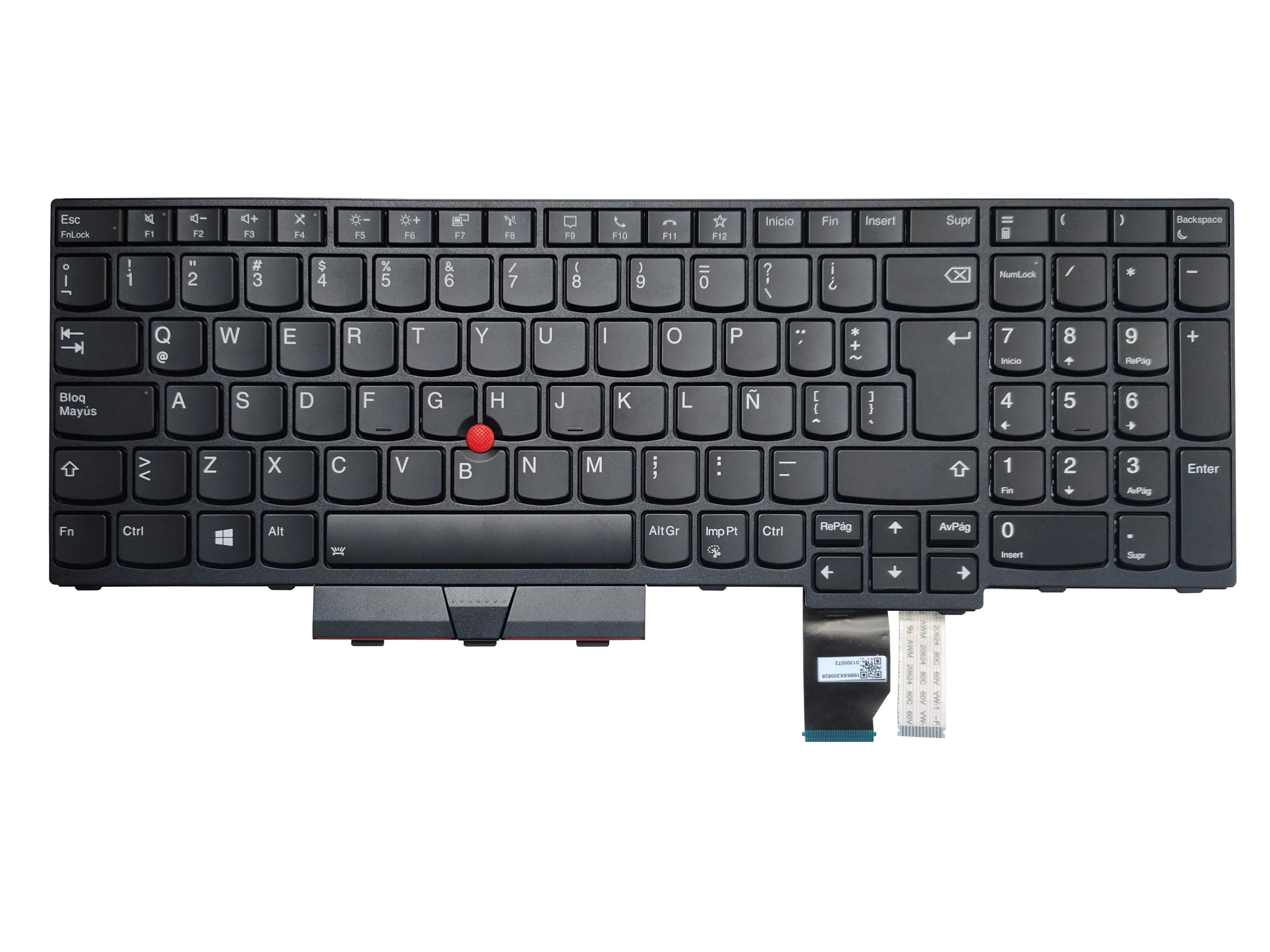 New Latin Keyboard for Thinkpad P15 P17 T15g Gen 1 with Backlit  Does Not fit P15s series and T15 series