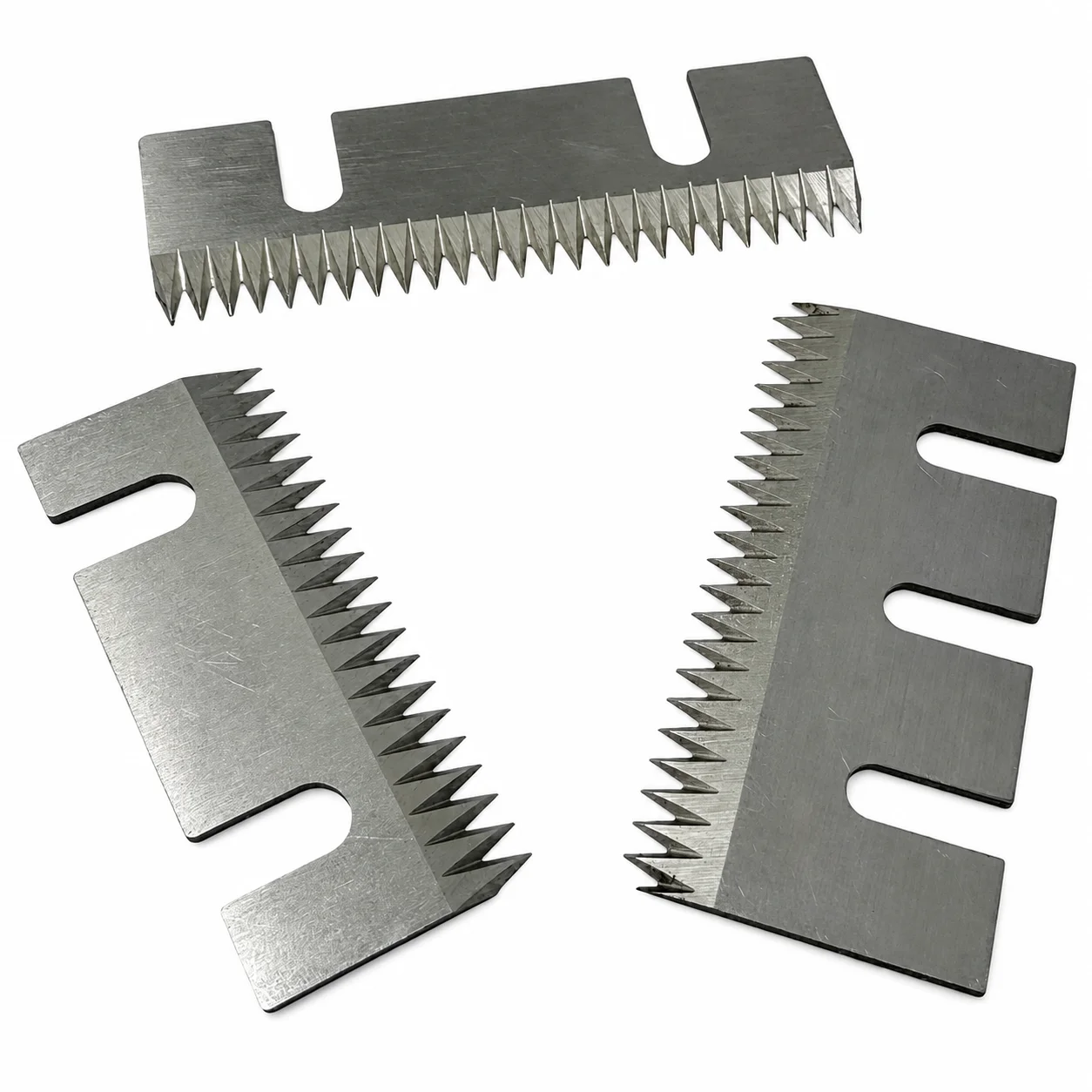 Image of 10 Stück HSS gezackte Klingen für automatische Versiegelungsmaschinen, Verpackungsmaschinen, Schneidmesser, Heißsiegelklingen, Ersatzteile, Werkzeug