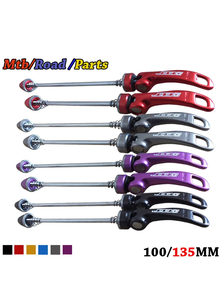 AliExpress DELT 6 Colors Ultralight Bicycle Skewer,Locking Post wheel Axle CR-Mo,Release Quick Hub Wheel,Bike Road MTB Bike Wheels Parts