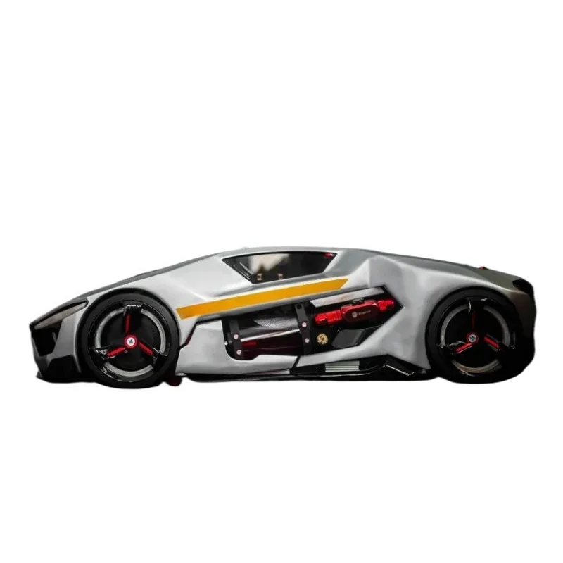 Sports car water-cooled computer RTX4090 assembly machine, dual water-cooled game console desktop