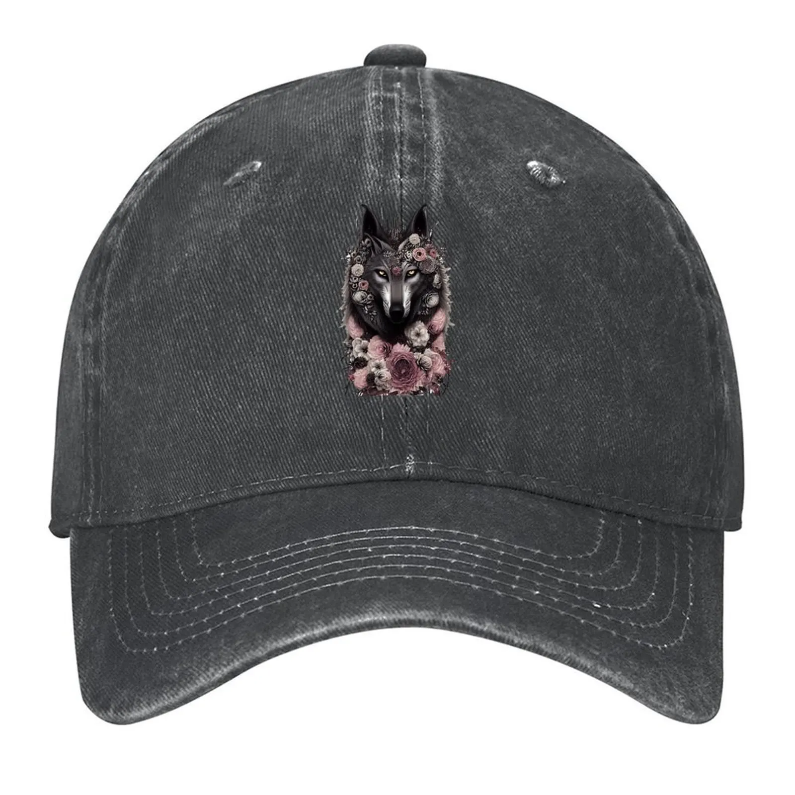 

Pink Wolf Baseball Cap sailor cap for men golf hat genuine Unique hats Mountaineering Women Beach Fashion Men's