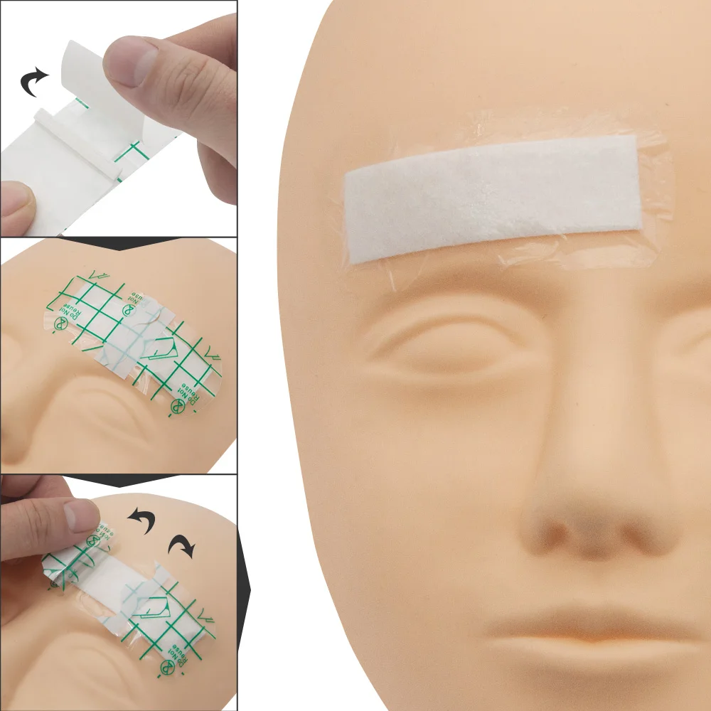 

Защитные пасты для татуировки бровей, водостойкая лента, микроблейдинг, брови, уход за татуировкой, самоклеящаяся защитная пленка, принадлежности для татуировок