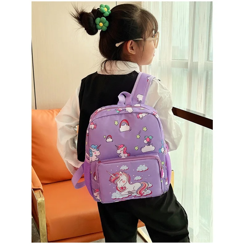 New Children Cartoon Unicorn Dinosaur Small Backpacks In Kindergarten Cute Little Girl Boy Baby Schoolbags for Snack Lightweight
