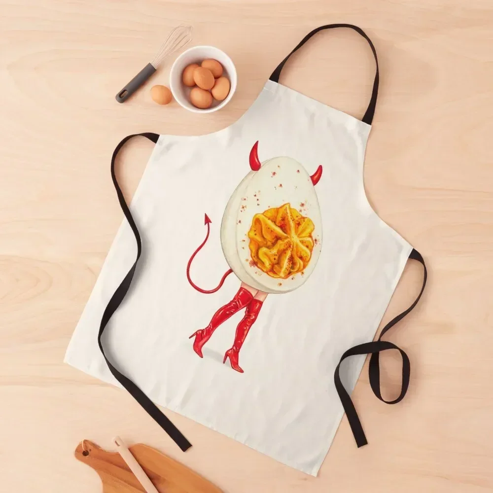 

Deviled Egg Pin-Up Apron Women's Dresses Kitchen For Man Apron