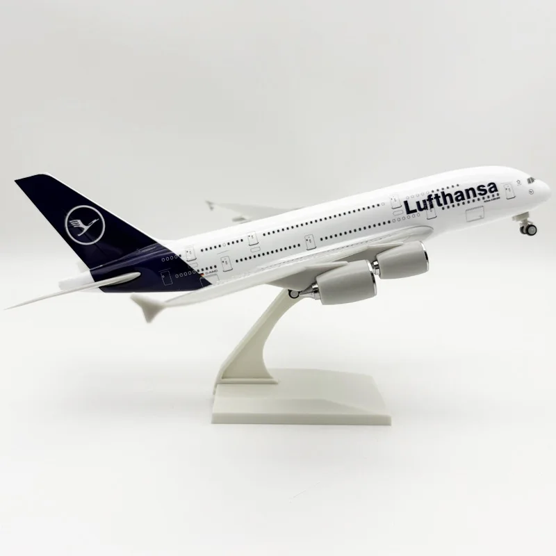 20/30 سنتيمتر a380 سلسلة نماذج الطائرات 1/240 الراتنج مقياس الطائرة ايرباص a380 تحصيل الطائرات مع عجلات لعبة الطائرات