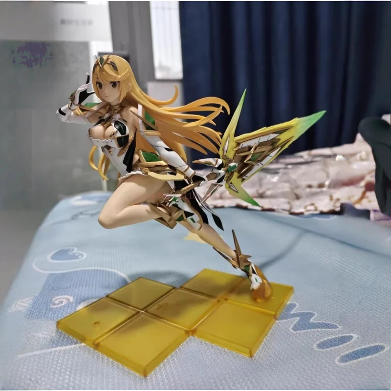 Na Stanie 22cm Xenoblade Chronicles 2 Figurka Pyra Figurki Akcji Mythra Figurka Pvc Gk Statua Model Lalka Kolekcjonerska Dekoracja Prezent