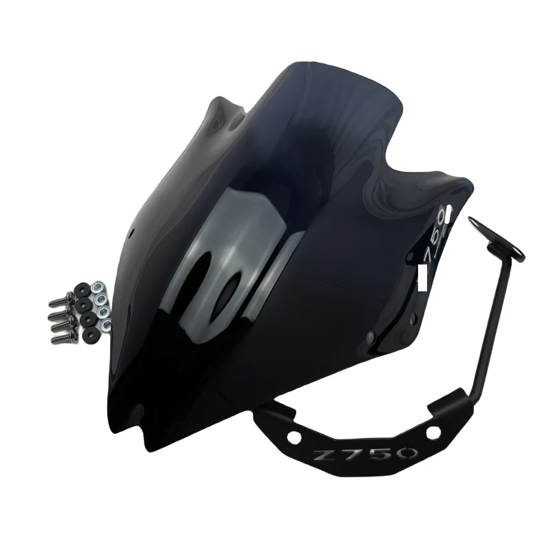 Déflecteur de vent de pare-brise de moto de haute qualité pour Kawasaki Z750 Z750R