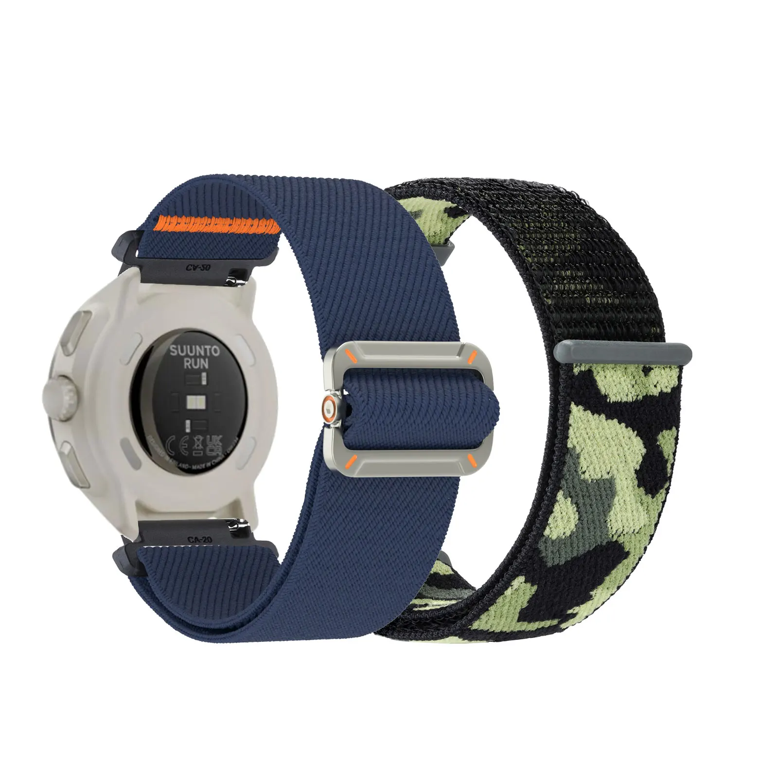 수운트 런 밴드용 나일론 밴드 2개, 탄성 나일론 스포츠 스트랩