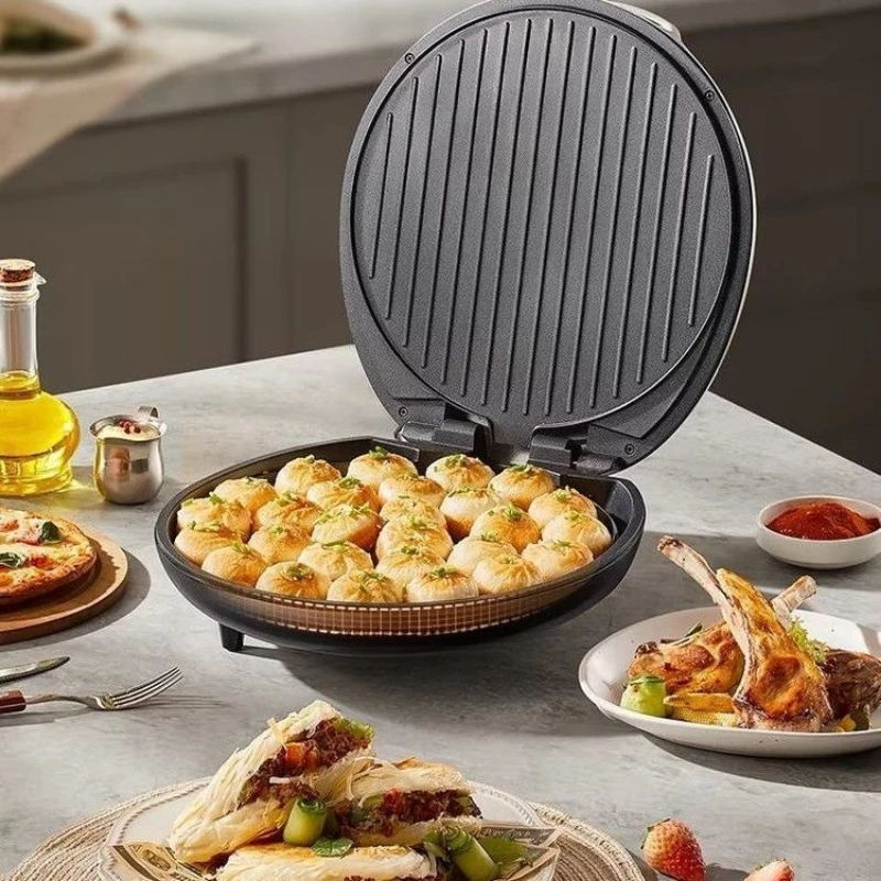 Low consumption and power saving household double-sided heating pancakes, pancake pans are enlarged and deepened