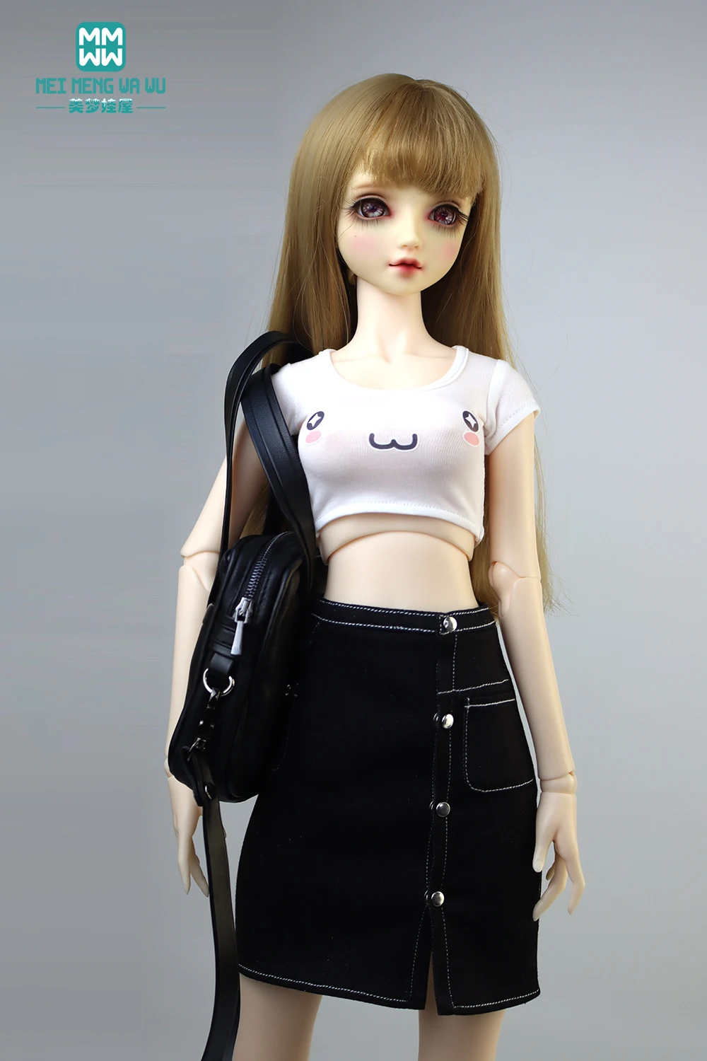 60Cm 1/3 Bjd Kleding Dd Sd Pop Accessoires Mode Denim Rok Heup Rok Speelgoed Cadeau