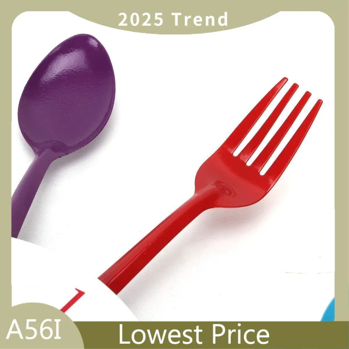 ABDD Kitchen Wall Clock, 3D Removable Modern Creative Cutlery Kitchen Spoon Fork Wall Clock Mirror Wall Decal Wall Sticker Room