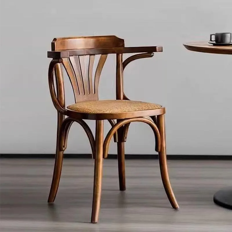 Vintage Armchair Cafe Tea Room Bar Chair Leisure Chair Book Desk Chair