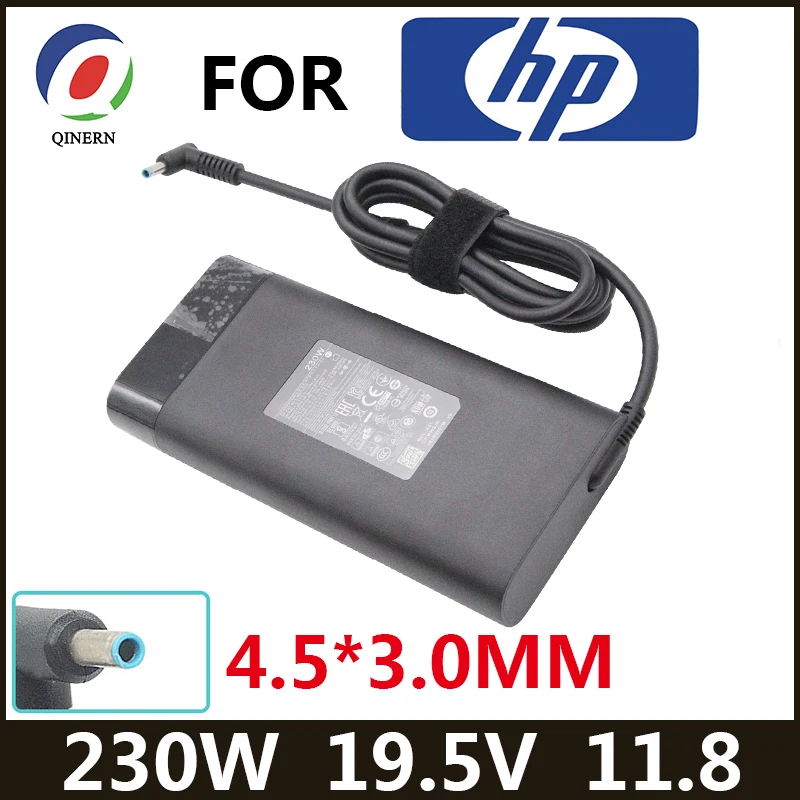 Zasilacz do laptopa 230W 19.5V 11.8A 4.5*3.0MM do HP Omen 15 16 17 TPN-Q2 Transcend Victus 16 Book Fury 16 G8 G9 G10 Ładowarka