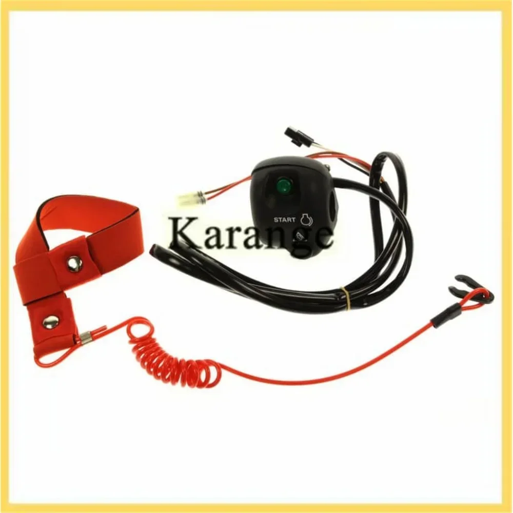 New Handlebar Start Stop Switch & Safety Lanyard FK7-68310-07-00 FK7683100700 for Yamaha WaveRunner