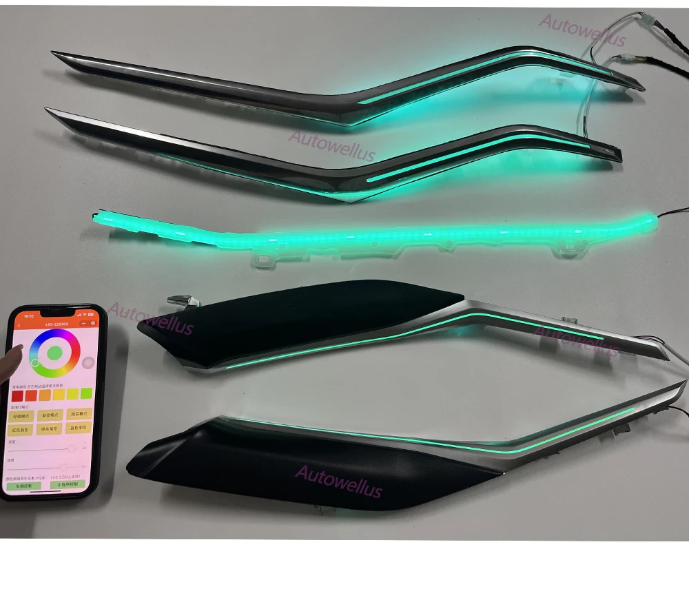 Car Decorative Ambient Light LED Colors Door Interior Atmosphere Lamp illuminated StripFor BMW 3 Series G20 G28 2019-2023