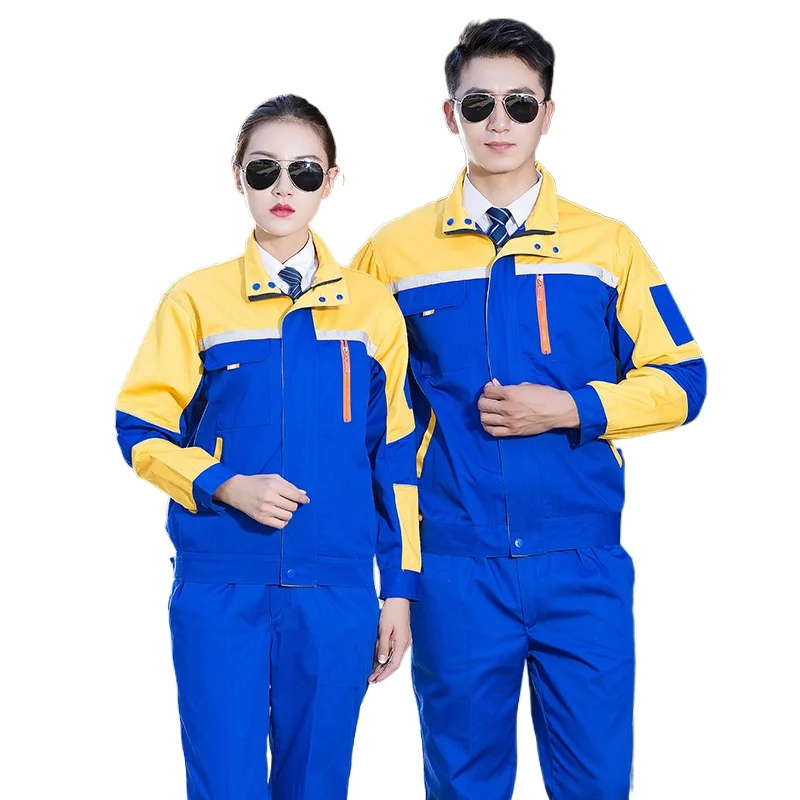 Work Clothing workwear clothes for men women Coveralls for workmen work uniform car workshop labor suit cotton mechanical SUIT4X