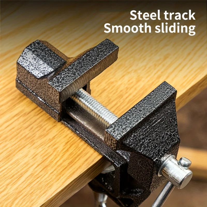 قطعة واحدة من ملزمة المقعد، ملزمة مقاعد صغيرة، كماشة ذات أنف مسطح دقيقة منضدة العمل، ملزمة مقاعد البدلاء شديدة التحمل من الدرجة الصناعية