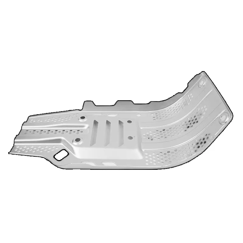 Motorcycle engine anti-skid plate accessory cover