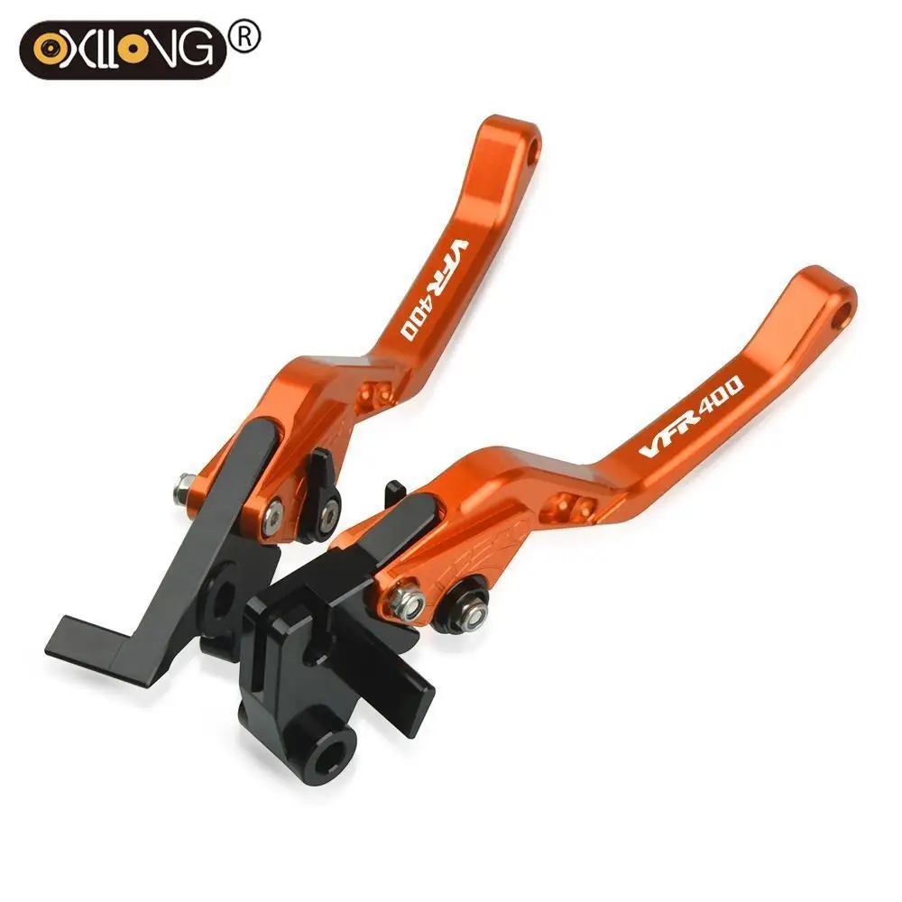 For Honda VFR400 Motorcycle Parts Short Aluminum Adjustable Brake Clutch Levers VFR 400 1989 1990 1991 1992 Accessories