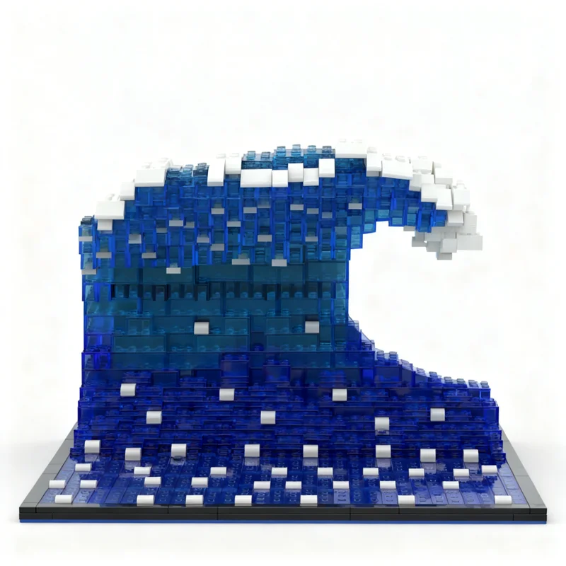 1653 Teile MOC Interstellare Berge-Abenteurer Modellbausatz Konstruktionsspielzeug Weihnachtsgeschenke Bausteine für Kinder