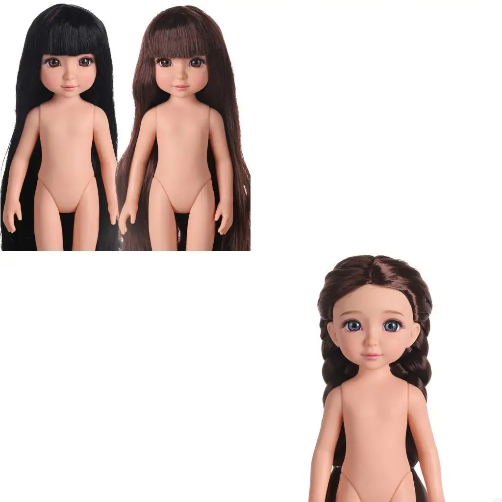 

J2hd 12 -дюймовая эмалевая кукла с выигрывающими поверхностями и мягким моделированием кожи для творческой притворной игры