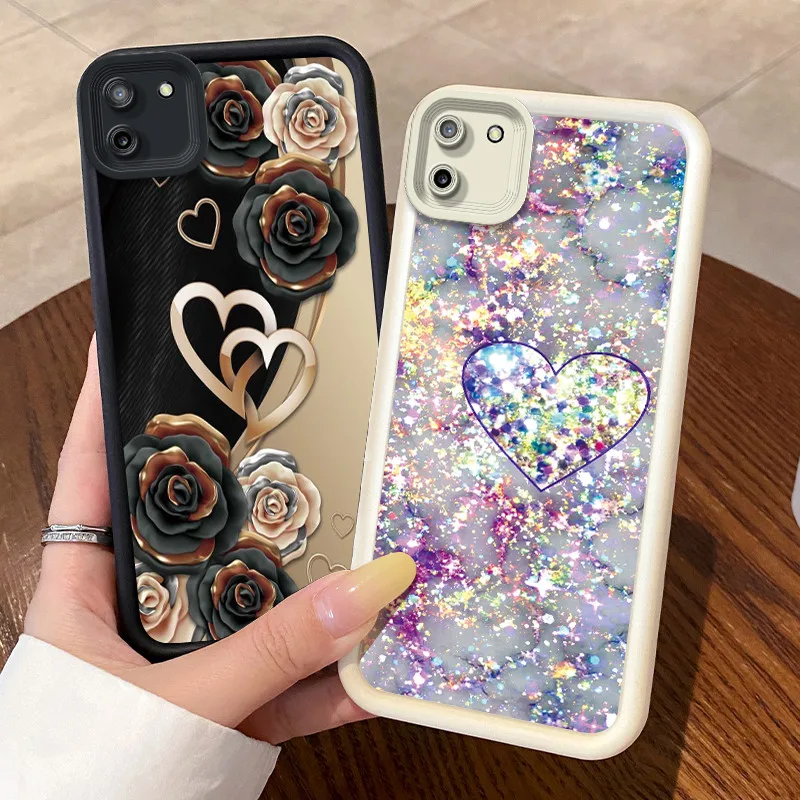 Чехол для Realme C11 RMX2185 2020, красивый, стильный, с узором для мальчиков и девочек, матовый, мягкий силиконовый, противоударный защитный чехол.