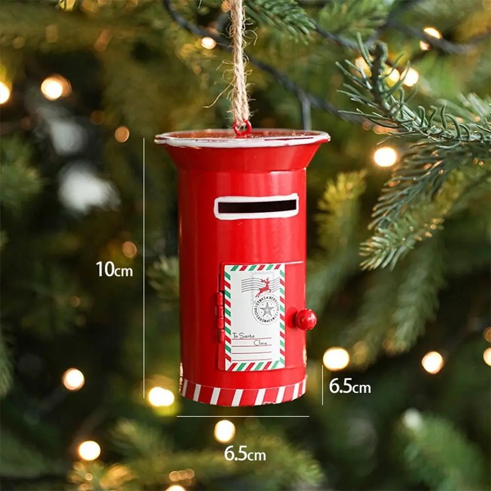 Santa Clasu Christmas Hanging Decoration Mailbox Pendant Xmas Ornament Pendant Creative Cute Christmas Tree Ornament
