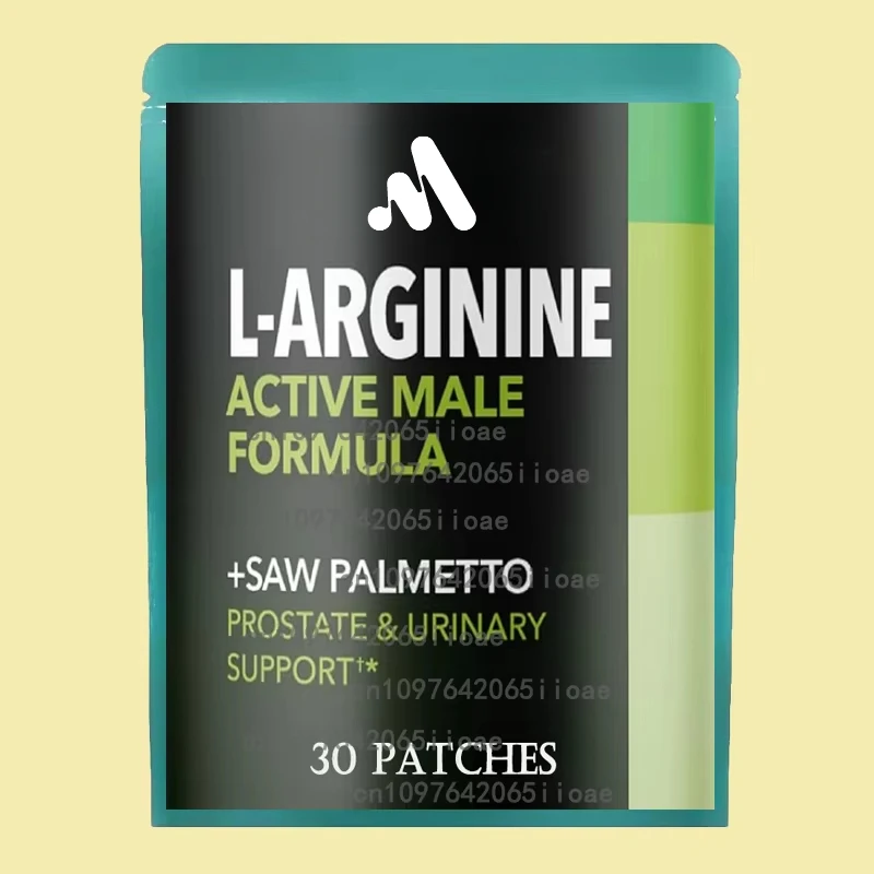 

L-Arginine and Saw Palmetto Transdermal Патчи для поддержки более сильного усилителя кровотока Мужские пластины Performance 30