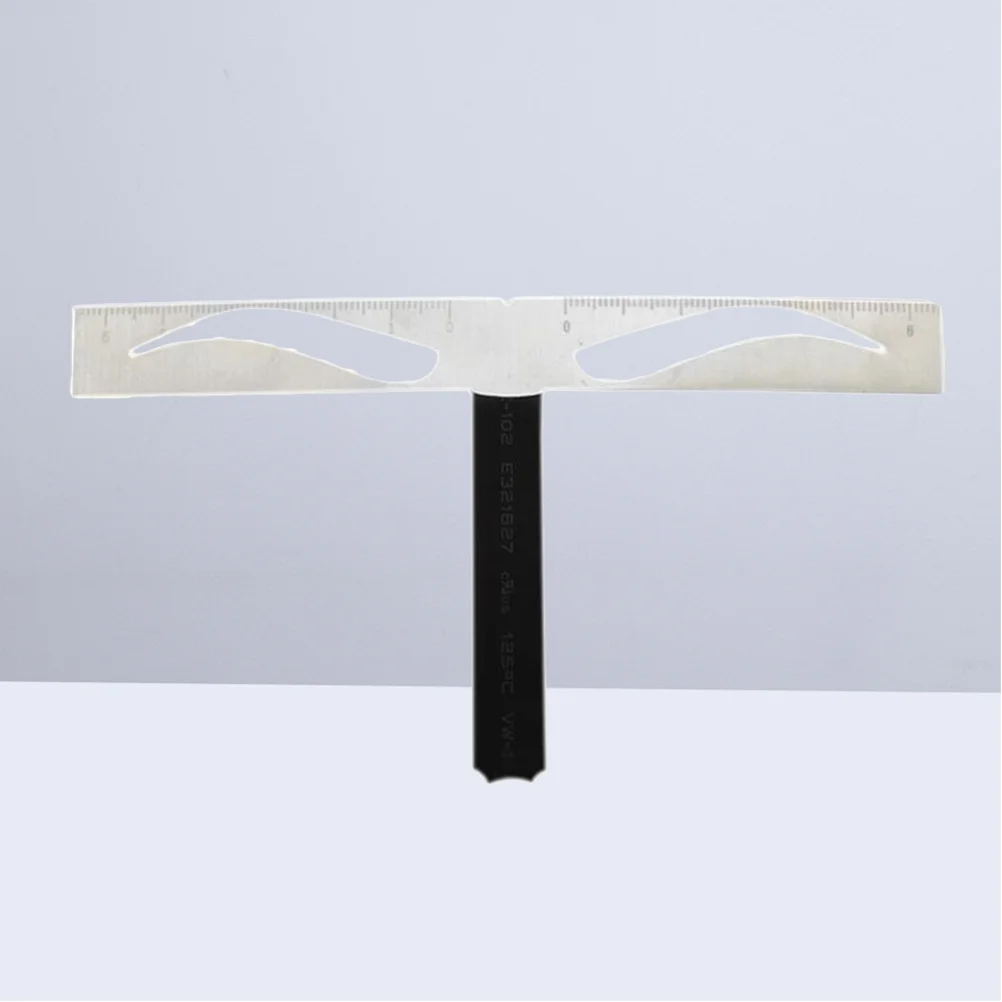 

1 шт., трафарет для бровей из нержавеющей стали, линейка, профессиональный шаблон для бровей, инструмент для рисования бровей, симметричный дизайн, макияж для начинающих