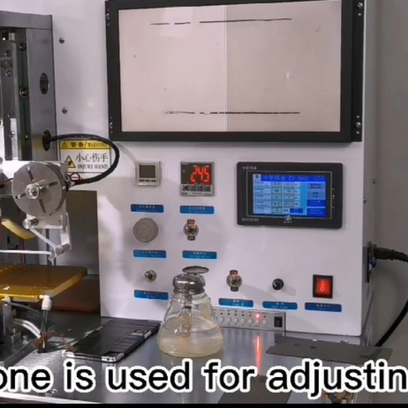 EN-501C Floor Type Constant Heating LCD Repair Machine COF COP ACF Green Flex Cable Bonding Equipment for Phone Tablet