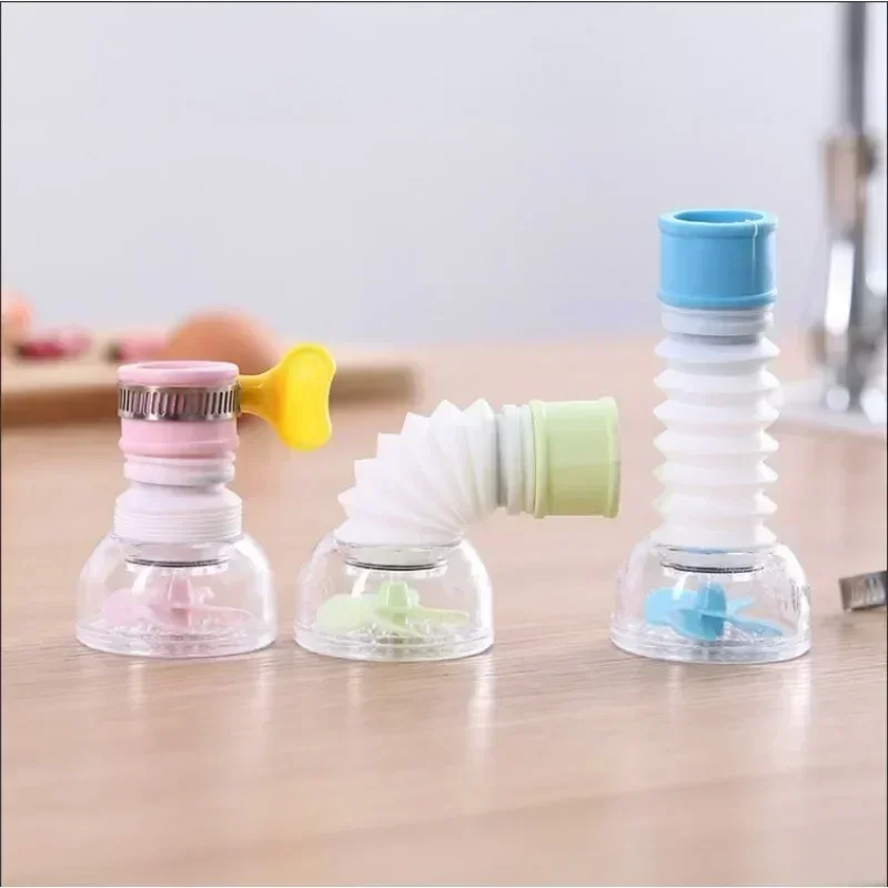 1Pcs Household Faucet Kitchen Faucet Extender 360° Rotatable Shower Nozzle Dishwashing Splash-proof Faucet Accessories